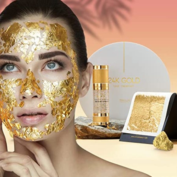 24K PURE GOLD LUXURY FACE MASK TREATMENT - Picture 2 of 7